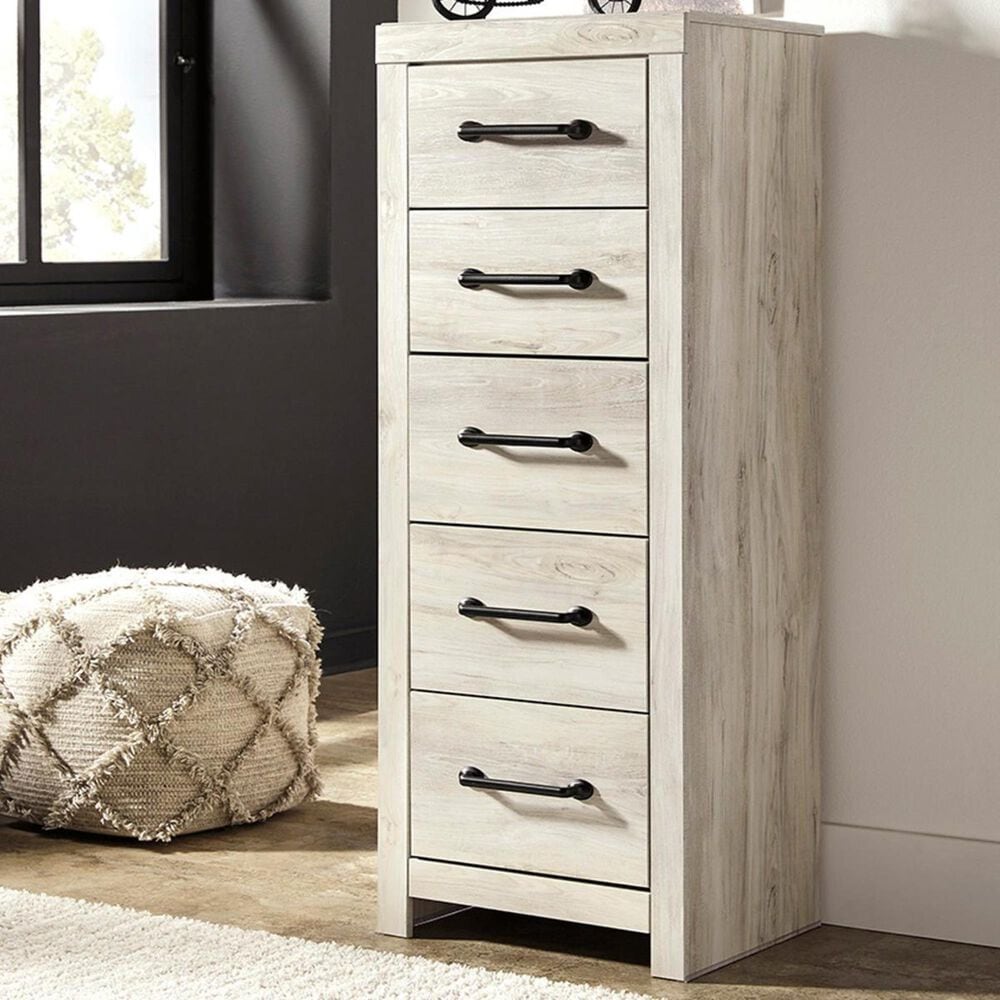 Signature Design by Ashley Cambeck Narrow Chest in Whitewash | Nebraska