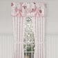 J. Queen New York Bungalow 72" x 18" Tie Up Window Valance in Rose, Pink and White, , large