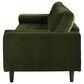 Jennifer Taylor Home Nicholas Stationary Sofa in Olive Green Velvet, , large