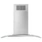 Whirlpool 36" Island Range Hood with 401 CFM in Stainless Steel, , large