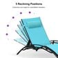 HOMLUX 3-Piece Oversized Patio Chaise Lounge Set in Turquoise Blue, , large