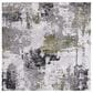 Safavieh Craft CFT820Y 4" Square Grey and Green Area Rug, , large