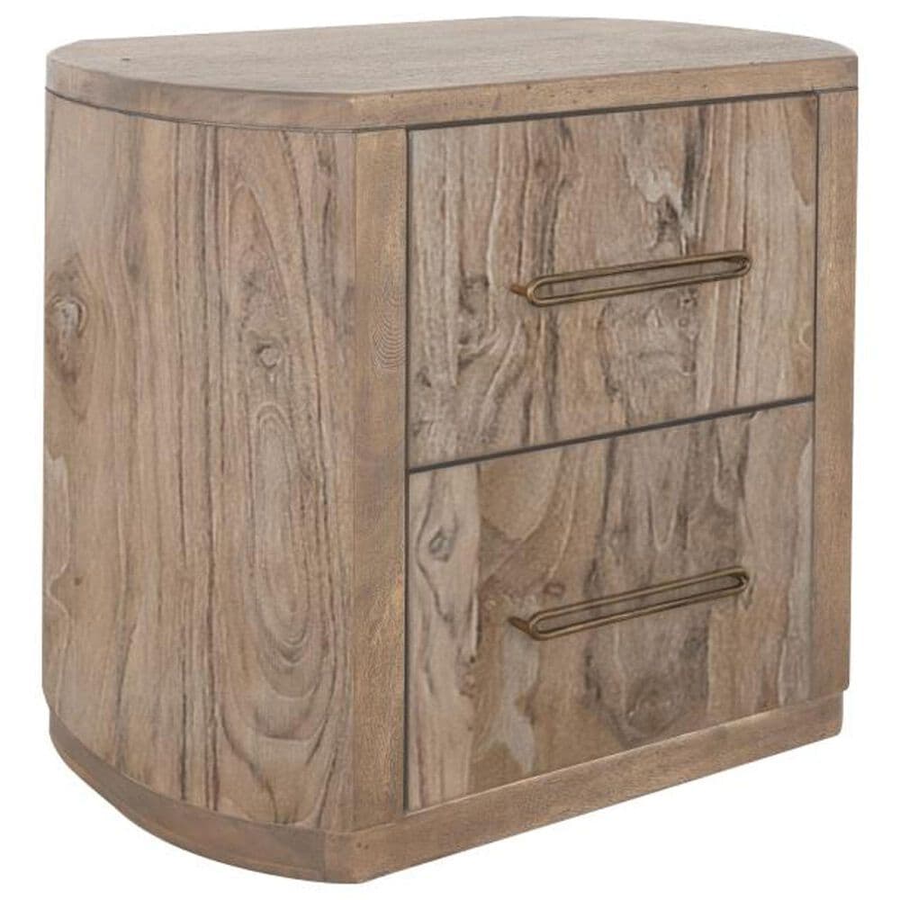 Fallridge Balam 2-Drawer Nightstand in White, , large