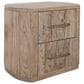 Fallridge Balam 2-Drawer Nightstand in White, , large