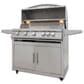 Blaze Premium LTE+ 40" Natural Gas Grill with 5-Burner in Stainless Steel, , large