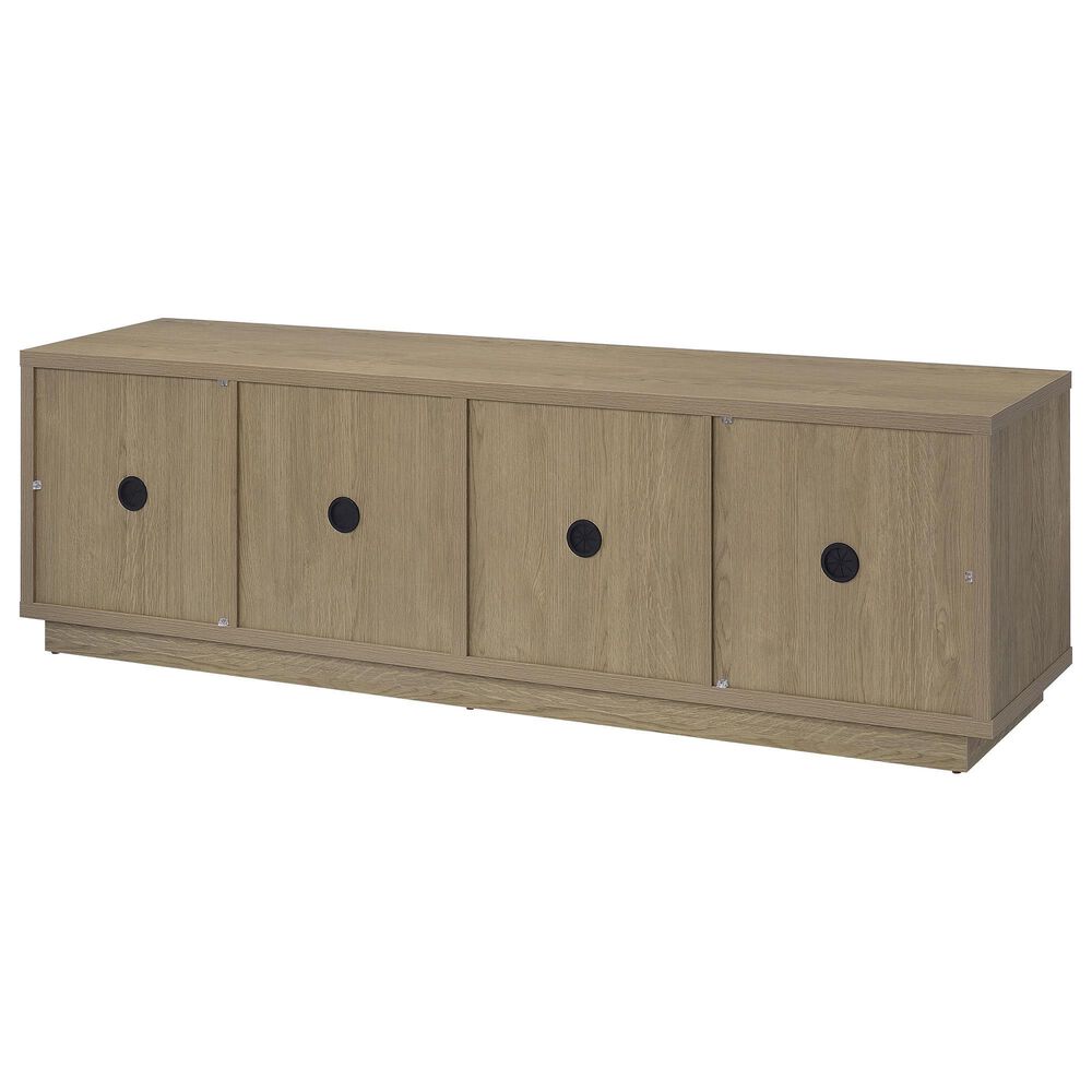 Coaster Medina 79" TV Stand in Latte, , large