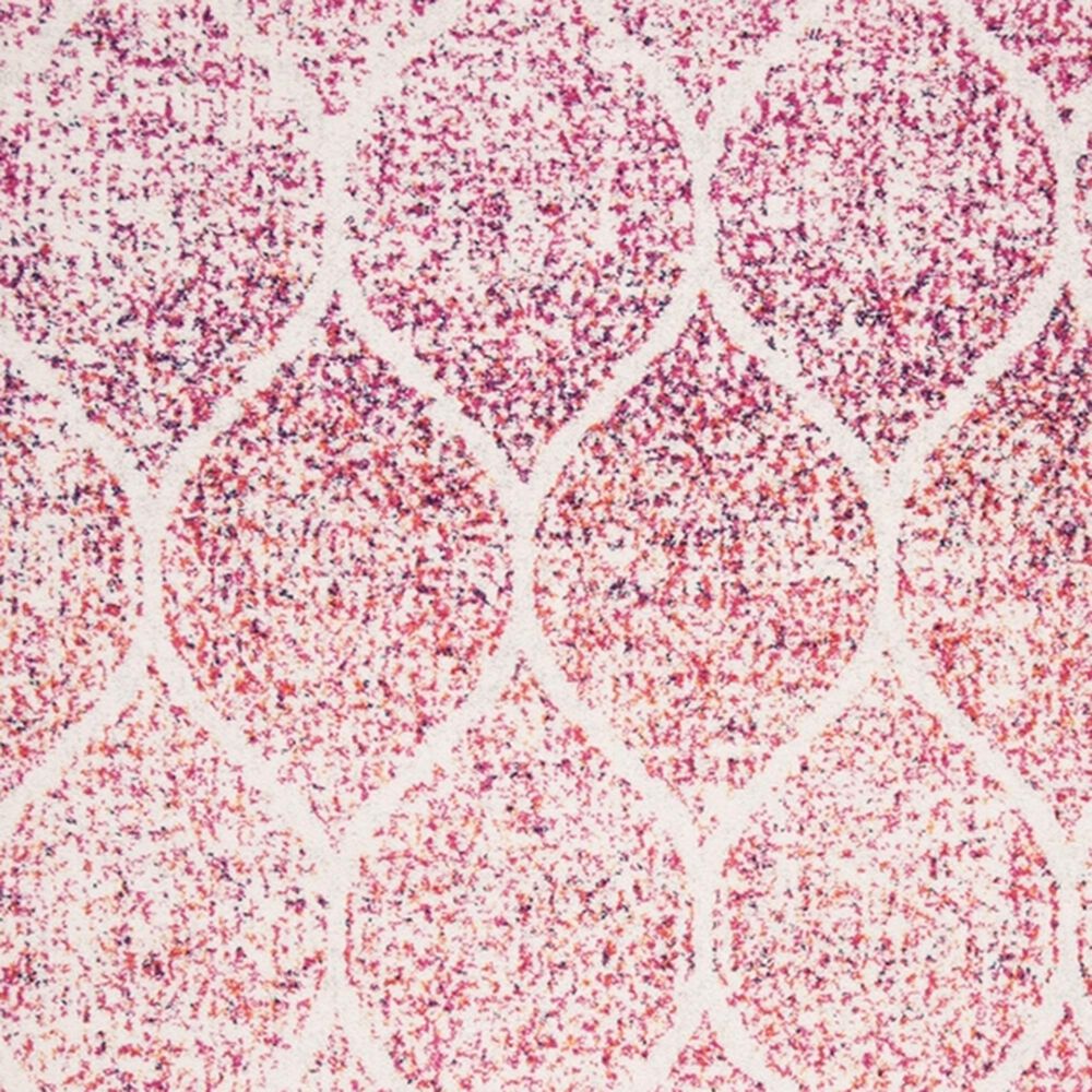 Safavieh Madison MAD604R 3&#39; x 5&#39; Cream and Fuchsia Area Rug, , large