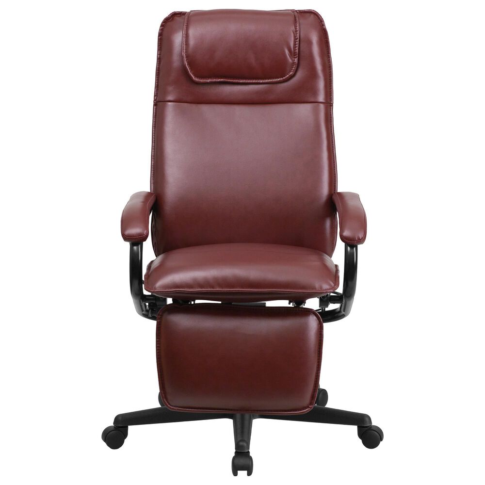 Flash Furniture Executive Contemporary Swivel Chair in Burgundy, , large