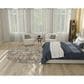 Nourison Rustic Textures Beige and Grey 7"10" Round Area Rug, , large