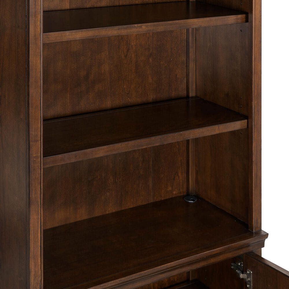 Riva Ridge Arlington 2-Door Bookcase in Classic Brown, , large