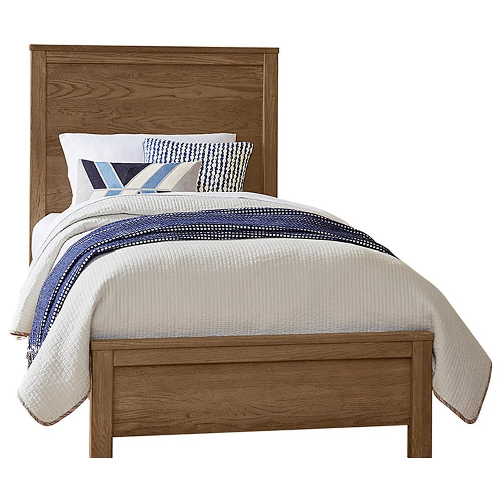 Viceray Collections Fundamentals Twin Bed in Natural Brown, , large