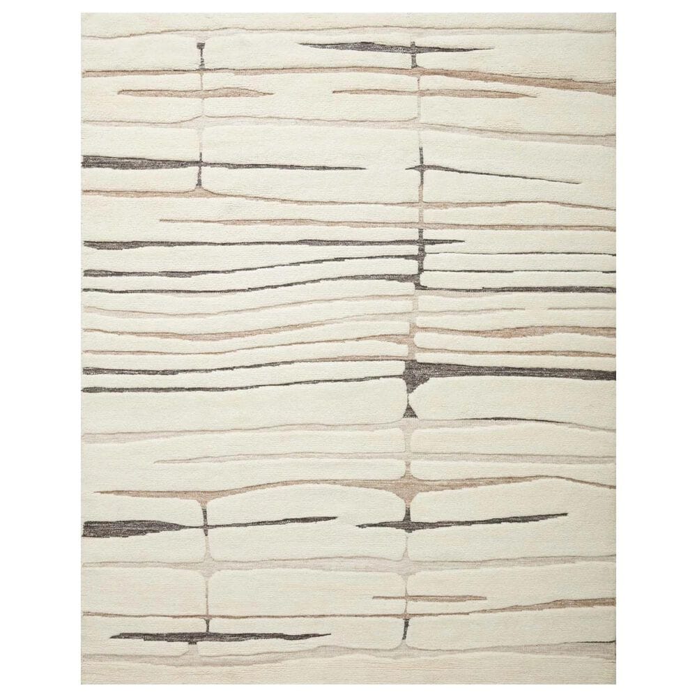 Loloi Bennett  2" x 3" Ivory and Bark Area Rug, , large