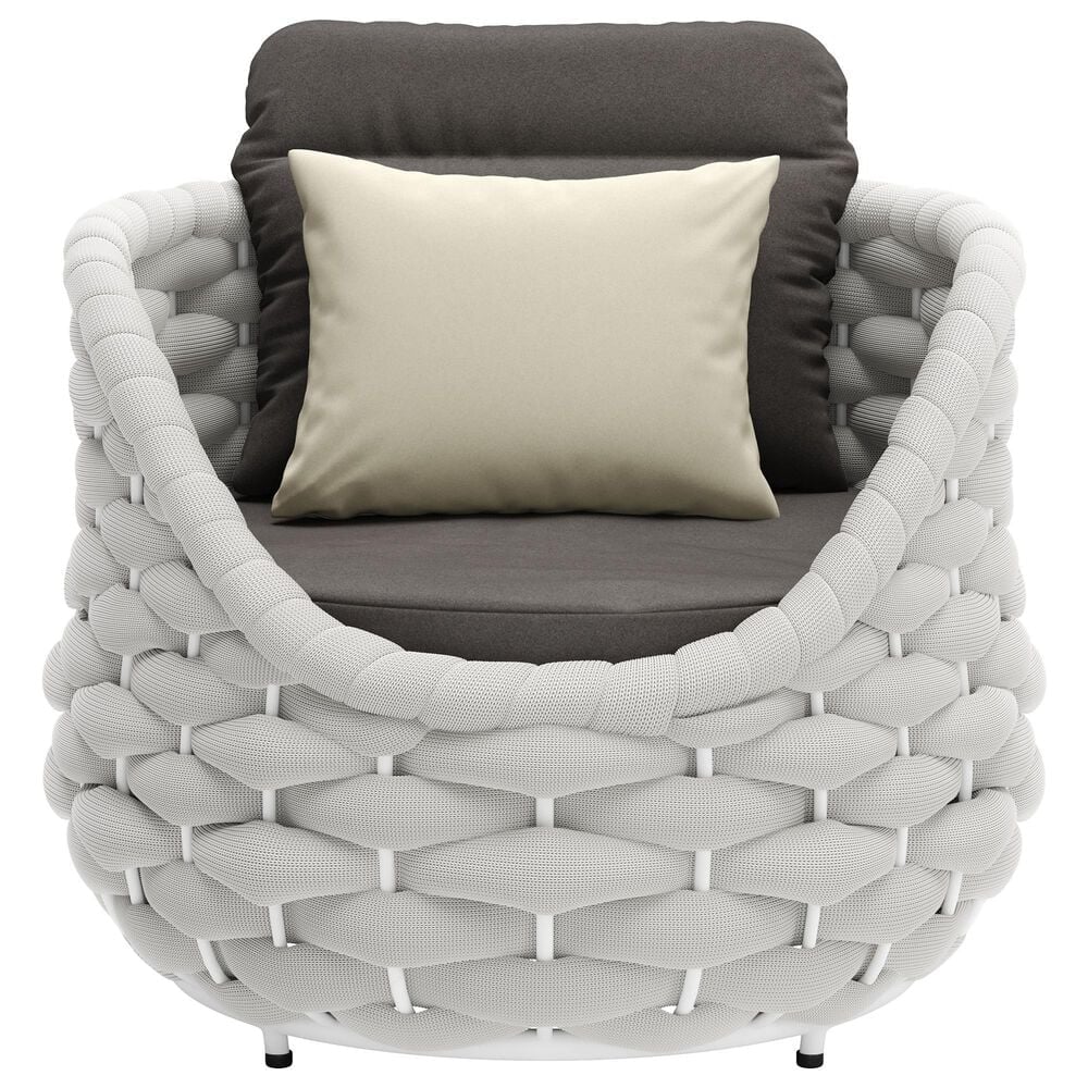 Zuo Modern Coral Reef Accent Chair in Gray, , large