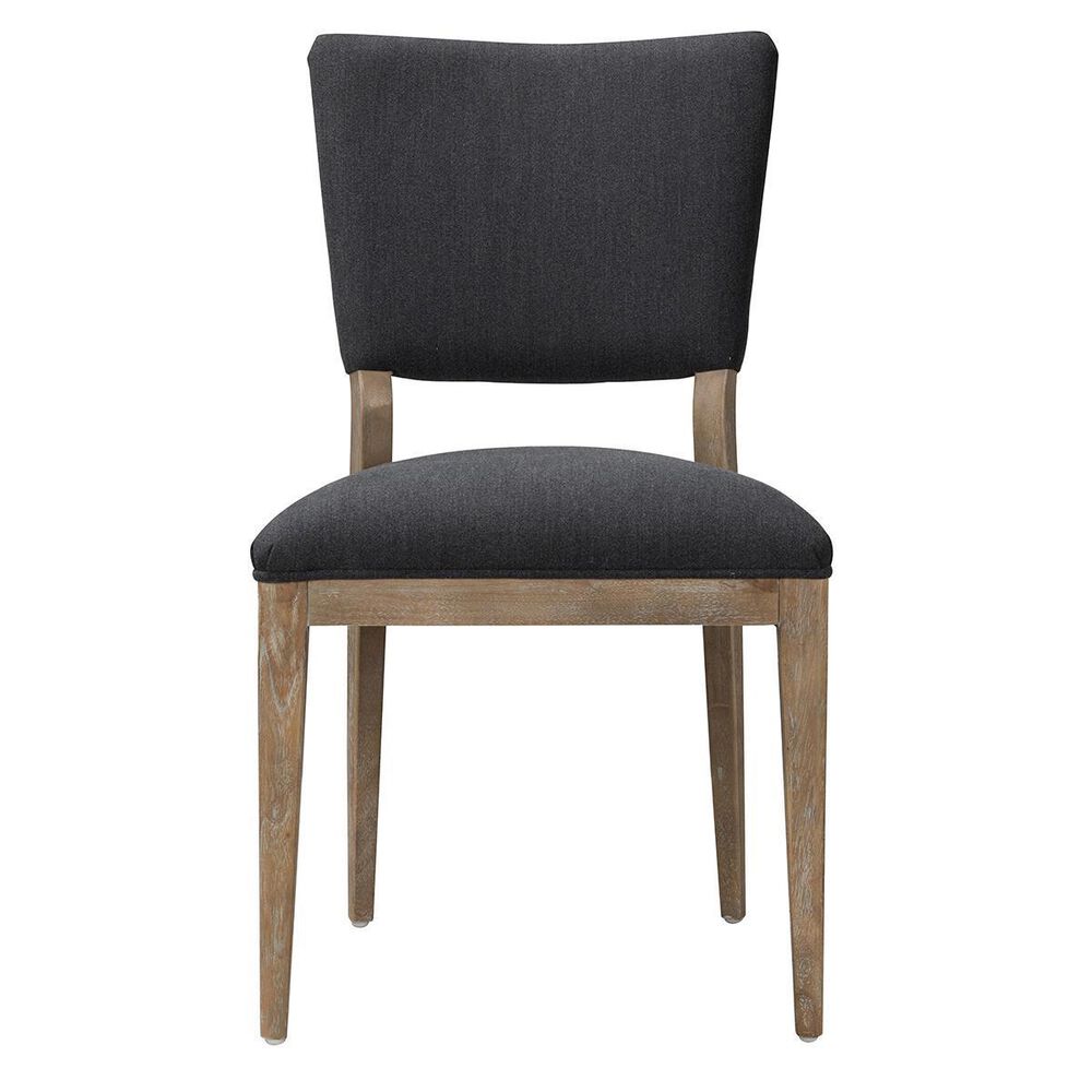 Classic Home Phillip Upholstered Dining Chair in Charcoal Gray, , large