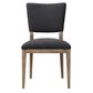 Classic Home Phillip Upholstered Dining Chair in Charcoal Gray, , large