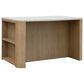 Club Collection By Sunpan Romilly Kitchen Island in Light Wash and White, , large
