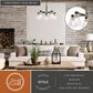 Vaxcel Elgin 5-Light Chandelier in Black and Gold, , large