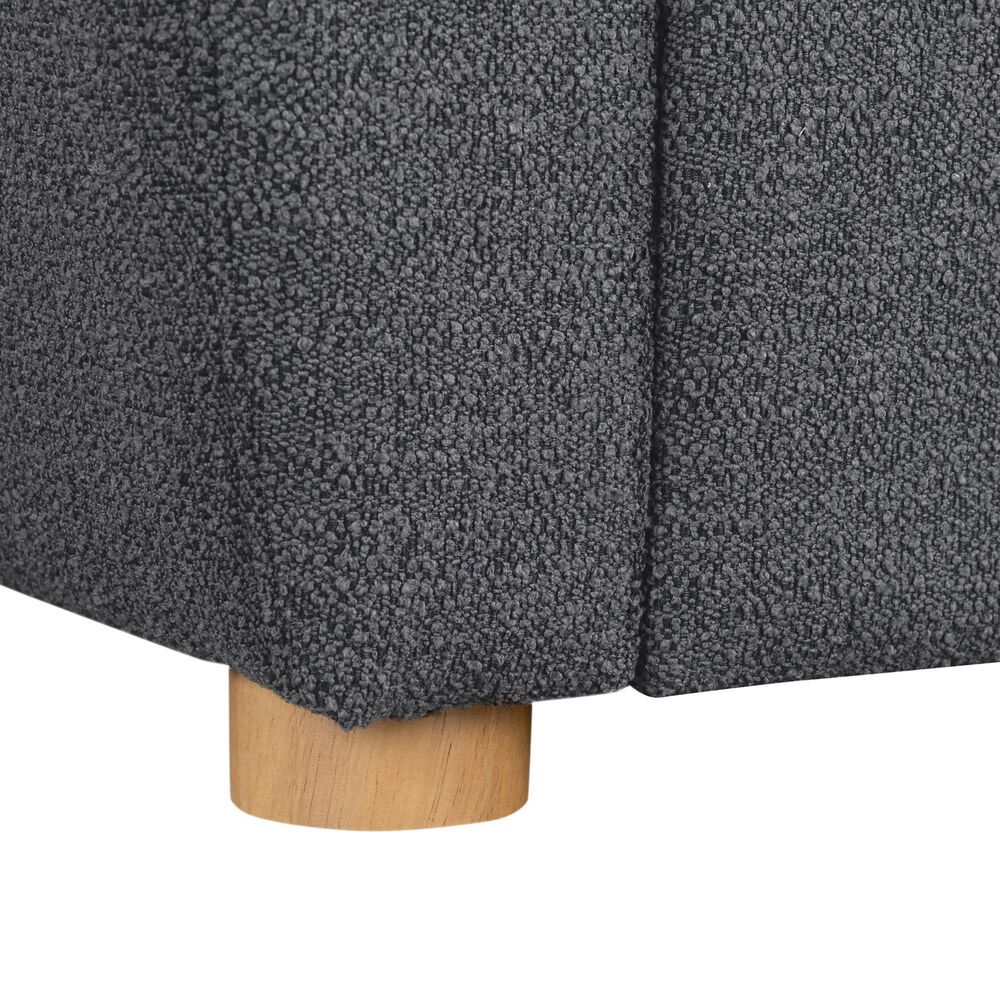 Lifestyle Solutions Galloway Convertible Sofa in Charcoal, , large