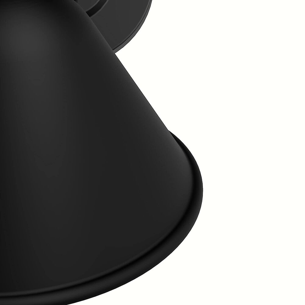 Hunter Cassius 1-Light Outdoor Small Wall Light in Matte Black, , large