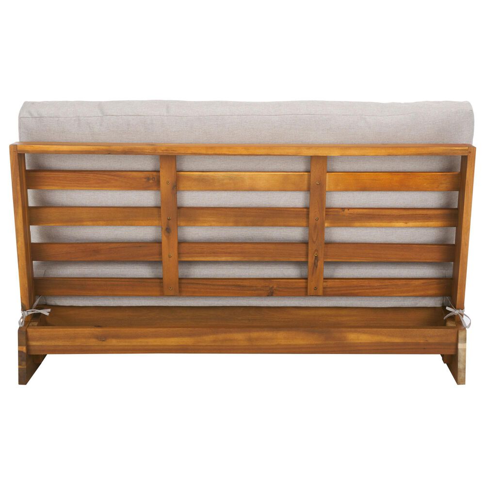 Safavieh Lynn Outdoor Sofa in Light Grey, , large
