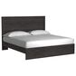 Ashley Belachime 4 Piece Queen Bedroom Set in Dark Charcoal, , large
