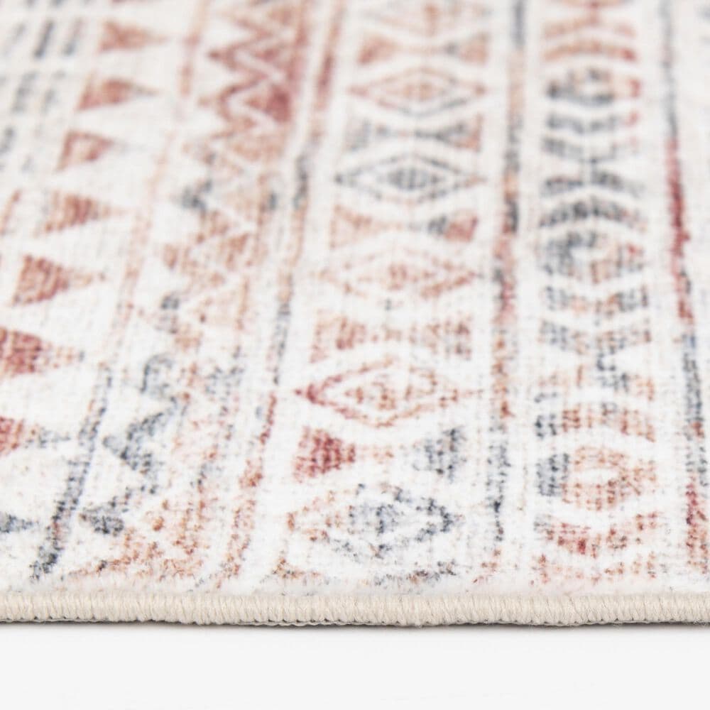 Central Oriental Rugease Velveteen Cinzia Multicolor 2&#39;3&quot; x 6&#39; Runner, , large