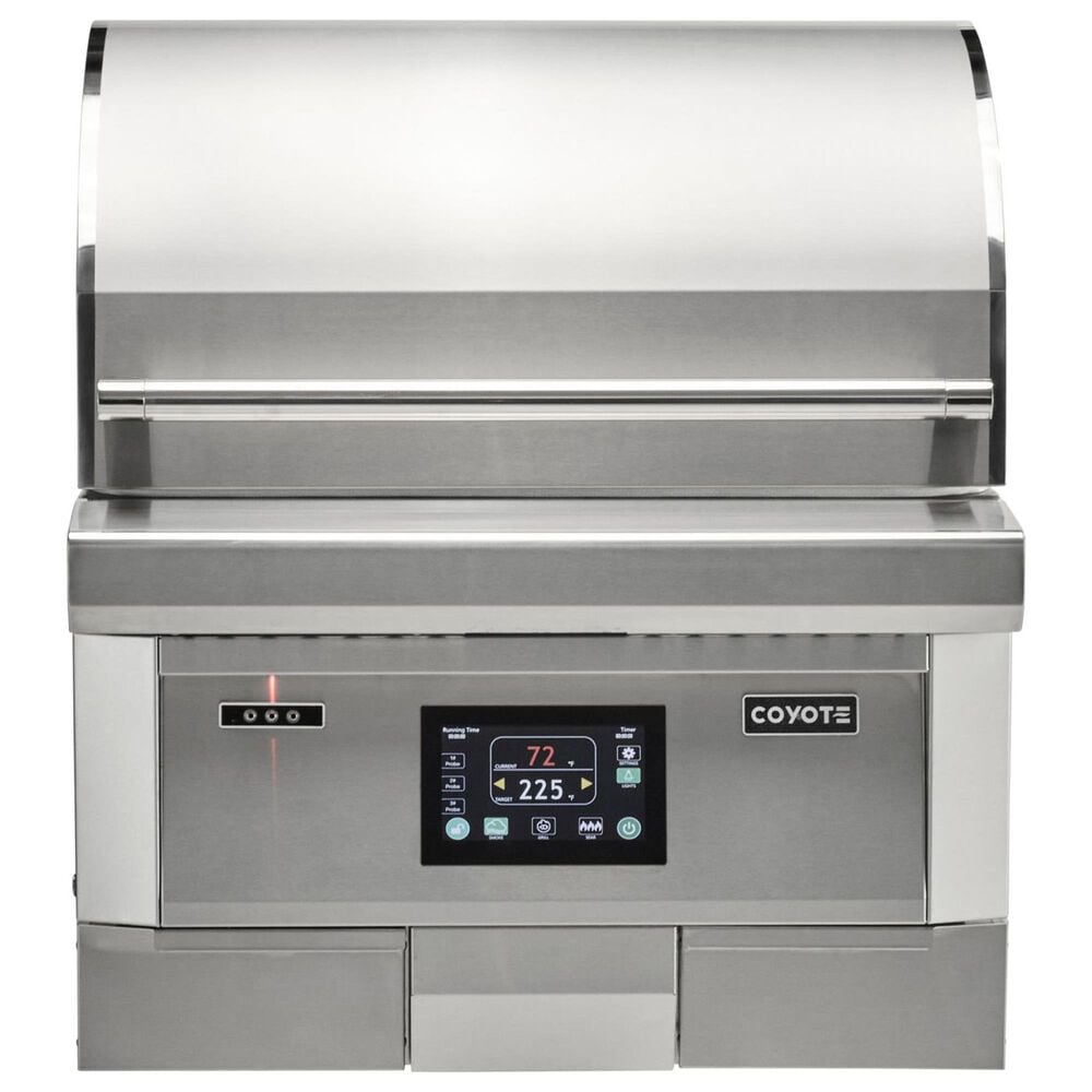 Coyote Outdoor 28&quot; Gen3 Built-In Pellet Grill in Stainless Steel, , large