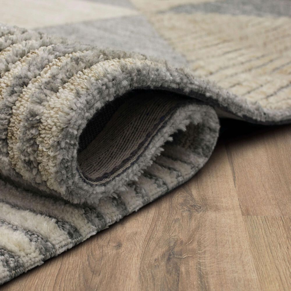 Drew and Jonathan Home Bowen Oblique 8&#39; x 10&#39; Tan Area Rug, , large