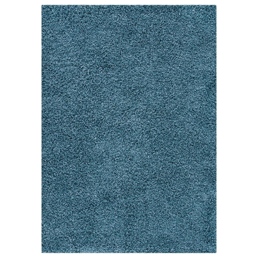 Safavieh Venus Shag 10" x 14" Blue Area Rug, , large