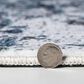Kas Oriental Rugs Roxy Galaxy 2" x 7" Grey and Blue Runner, , large