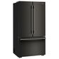KitchenAid 25 Cu. Ft. Counter-Depth French Door Refrigerator in Black Ore, , large