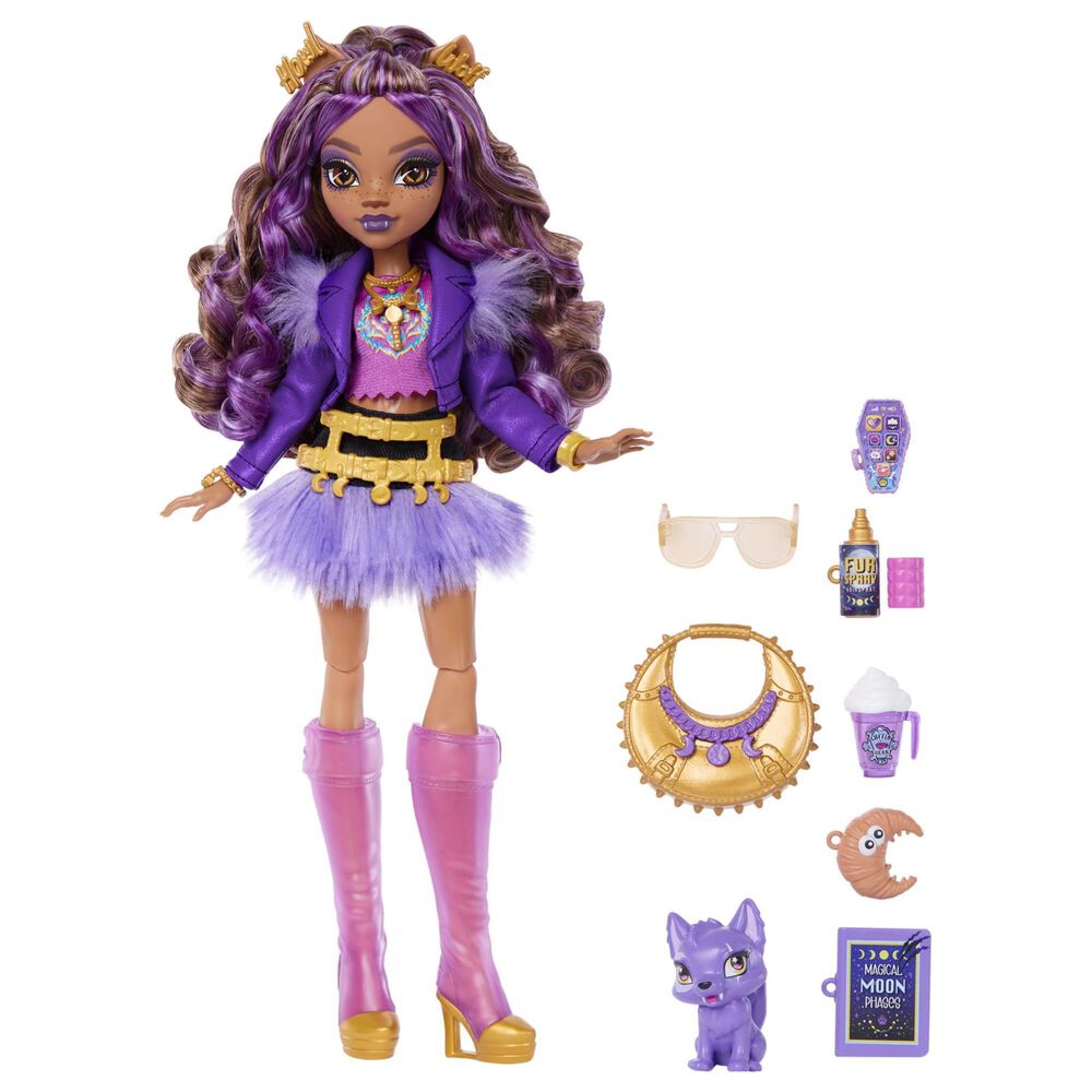 Monster High Clawdeen Wolf Fashion Doll with Accessories, , large
