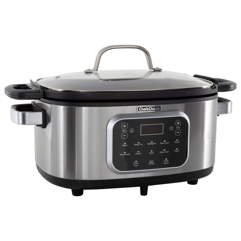 Chef"s Choice 6-Quart All-In-1 Multi-Cooker in Black and Stainless Steel, , large