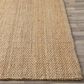 Surya Jute Woven JS-2 JUTE WOVEN 9" x 13" Wheat Area Rug, , large