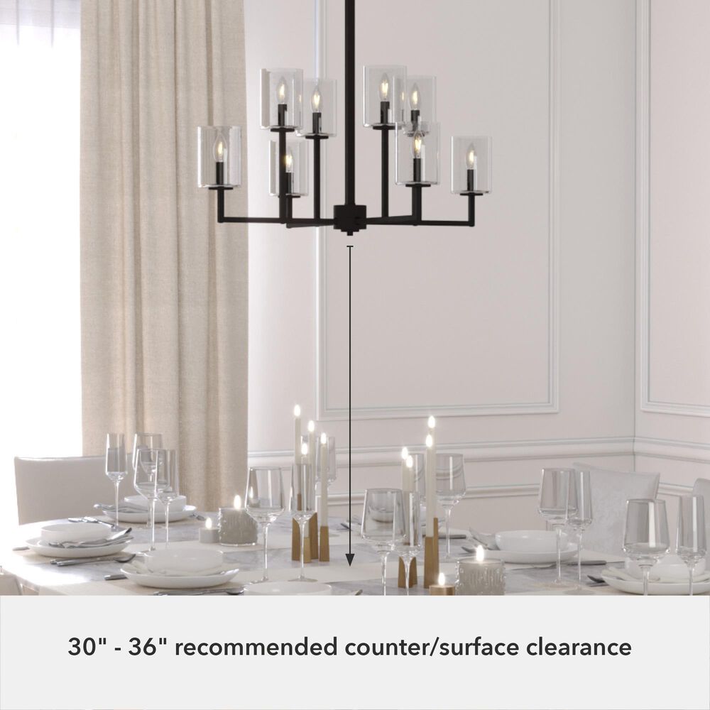Hunter Kerrison 8-Light Chandelier in Natural Iron, , large