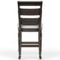 Bernards Bellamy Lane Ladder Back Counter Stool in Rich Chocolate Brown, , large