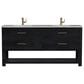 James Martin Vanities Lucian 72" Double Vanity in Carbon Oak with 3 cm Victorian Silver Quartz Top, , large