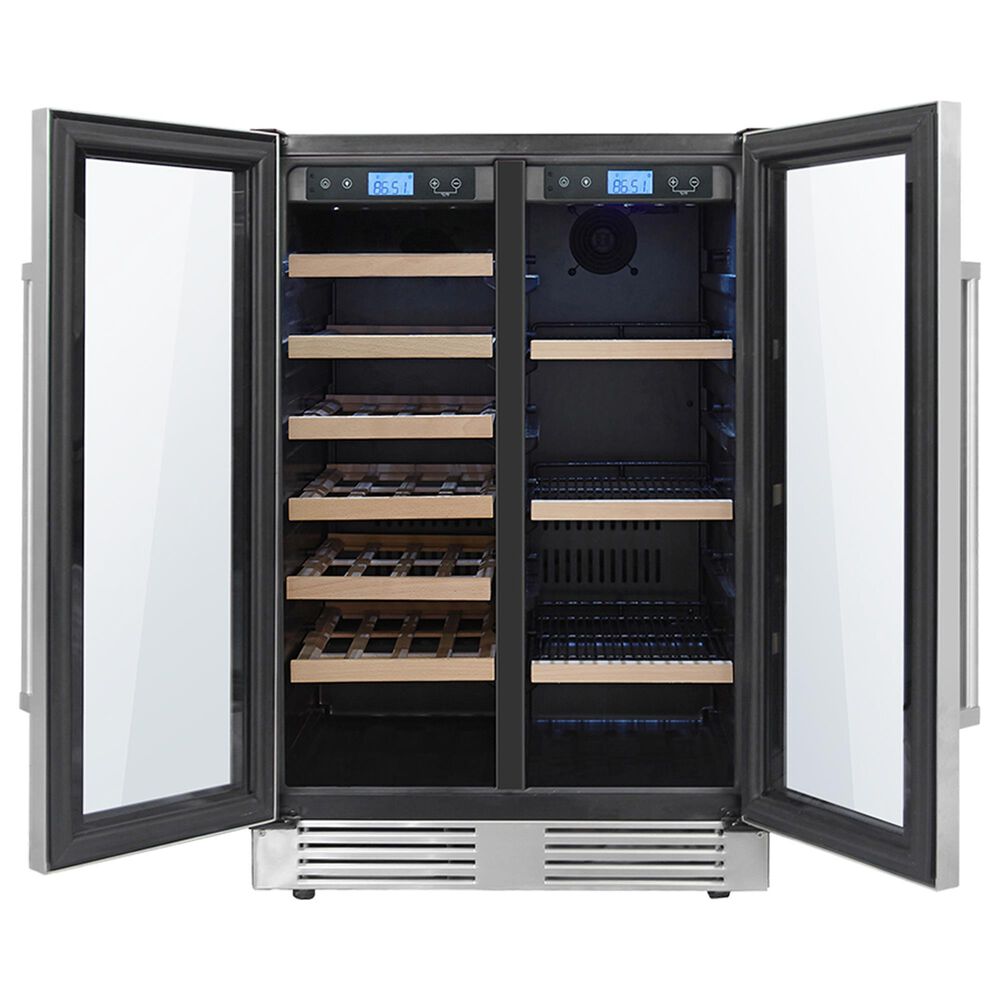 Thor Kitchen 24&quot; French Door Wine and Beverage Center in Stainless Steel, , large