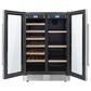 Thor Kitchen 24" French Door Wine and Beverage Center in Stainless Steel, , large