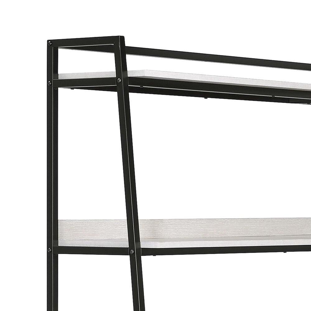 Furniture of America Darrel Desk in Black and Light Oak, , large