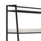 Furniture of America Darrel Desk in Black and Light Oak, , large