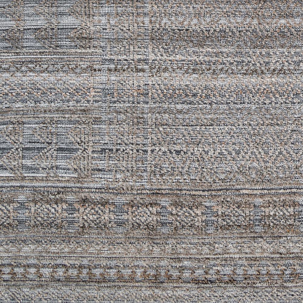 Surya Pompei 9&#39; x 12&#39; Dark Brown, Black, Slate, Off White and Brick Red Area Rug, , large