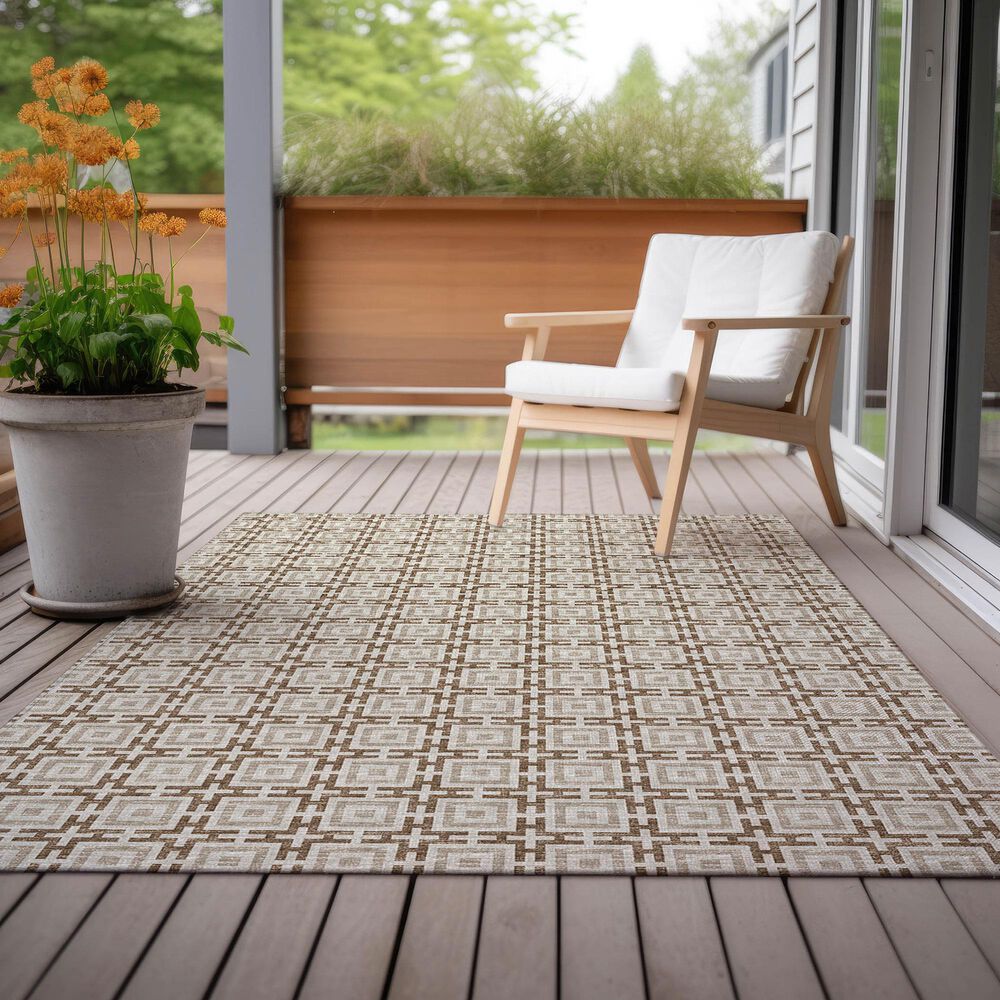 Dalyn Rug Company Marlo 10&#39; x 14&#39; Taupe Indoor/Outdoor Area Rug, , large