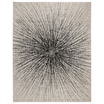 Safavieh Evoke EVK228K 10" x 14" Black and Ivory Area Rug, , large