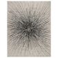 Safavieh Evoke EVK228K 10" x 14" Black and Ivory Area Rug, , large