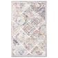 Safavieh Micro-Loop Oriental 4" x 6" Grey and Ivory Area Rug, , large