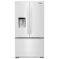 Whirlpool 29.58 Cu. Ft. Freestanding French Door Bottom Mount Refrigerator in White, , large