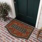 Mohawk Ornamental Estate Red and Gray 1"6" x 2"6" Indoor/Outdoor Door Mat, , large