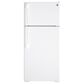 GE Appliances 16.6 Cu. Ft. Energy Star Top Freezer Refrigerator in White, , large