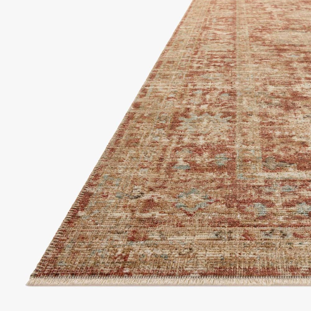 Loloi Heritage 2&#39; x 3&#39; Brick and Multicolor Area Rug, , large